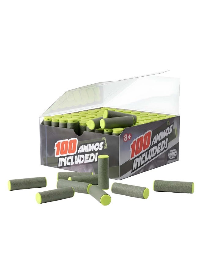 Hip Shot, Ammos 100pcs Soft Darts for Kids, Safe & Reusable Toy Gun Refill, 100-Piece Replacement Dart Box for Party Games & Outdoor Play for Boys - Image 3